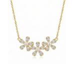 Flower Pearl Pendant Necklace
