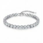 Round Stone Tennis Bracelet