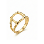 Open Square Frame Ring